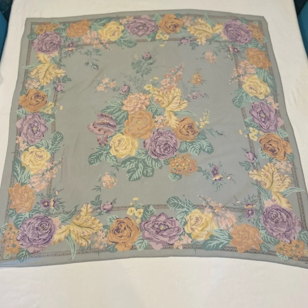 80s Floral Wallpaper Scarf